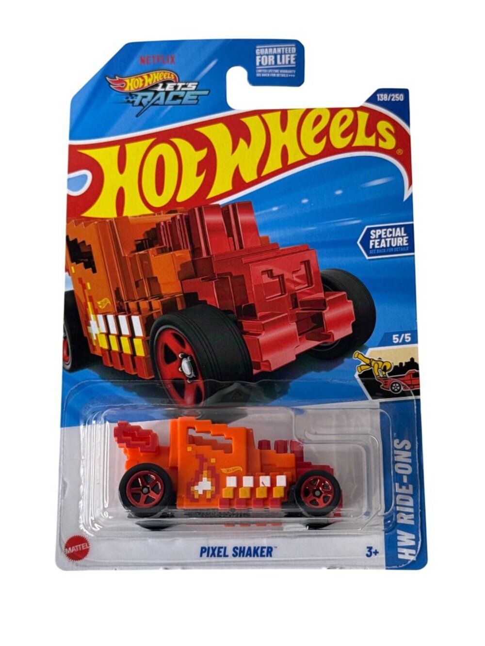 Hot Wheels Pixel Shaker Ride Ons 2026 1:64 Diecast Toy Car New